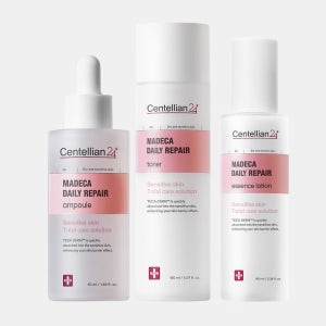 동국제약 센텔리안24 마데카 데일리 리페어 앰플50ml + 토너150ml + 에센스 로션 100ml (3종 세트)