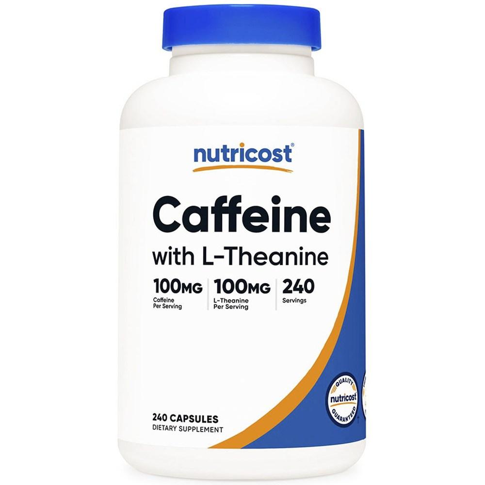 뉴트리코스트 <b>카페인</b> <b>테아닌</b> 엘 100mg 240정