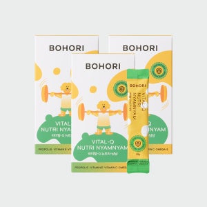 보호리 바이탈Q 뉴트리냠냠 3박스 150g 강아지 심장 기관지 협착 거위소리 켁켁거림 기침 영양제