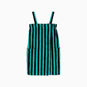 테토 스트라이프 아쿠아마린 수피마 미니로브