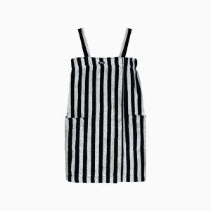 테토 스트라이프 블랙 수피마 미니로브