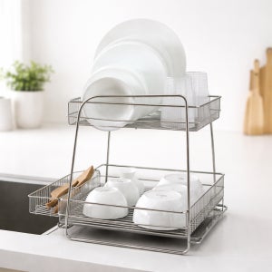 스텐 식기건조대 라운드 1단 2단 국산 304 리벨룸