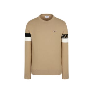 [남성] 캘러웨이 가을 소매배색 풀오버 (베이지)