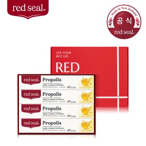 선물세트 레드씰 코스트코 무불소 프로폴리스 뉴질랜드 치약 4개입