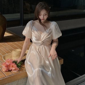 빅사이즈셀프웨딩드레스 촬영 오프숄더 발레코어룩 화보