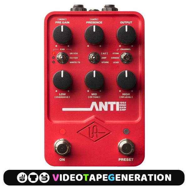 Universal Audio UAFX ANTI 1992 High Gain Amp 안티 하이게인 기타 이펙터 페달 UA