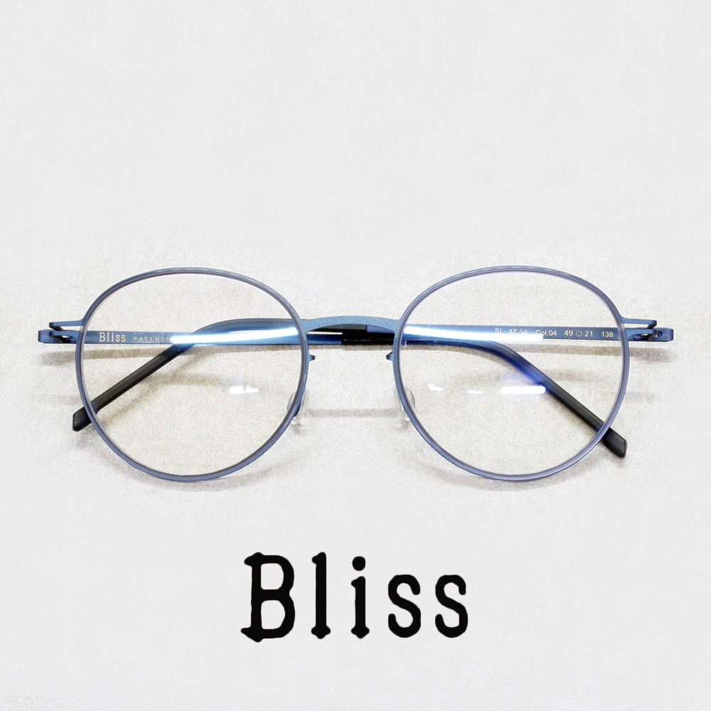 이안옵틱 피오비노 자연스런 얼굴형에맞는 라운드 안경 블리스 BLISS Bl-AT56