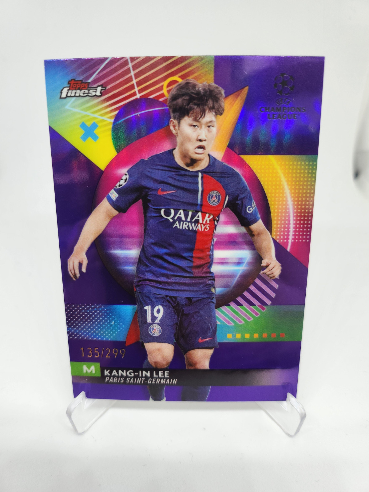 이강인카드 2023 Topps Finest 113번 299장 한정판 이강인 축구카드