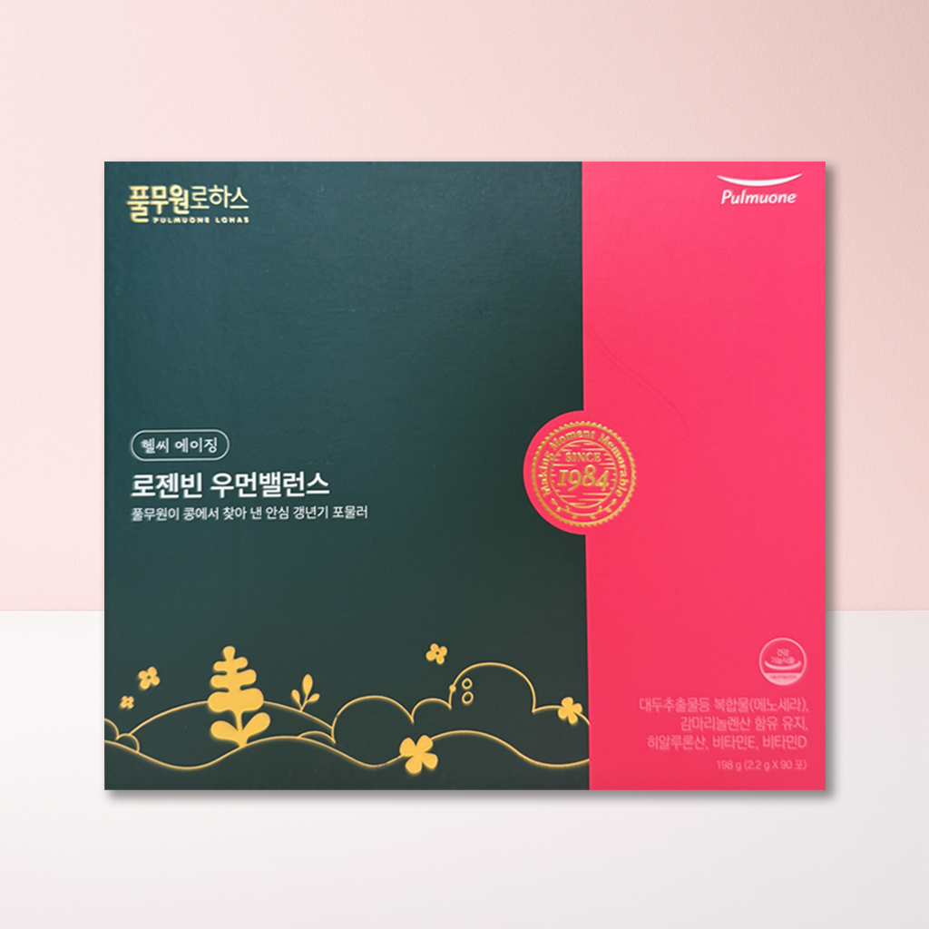 최신 <b>풀무원로하스</b> 로젠빈 <b>우먼</b>밸런스 3개월분 <b>여성</b> 갱년기영양제