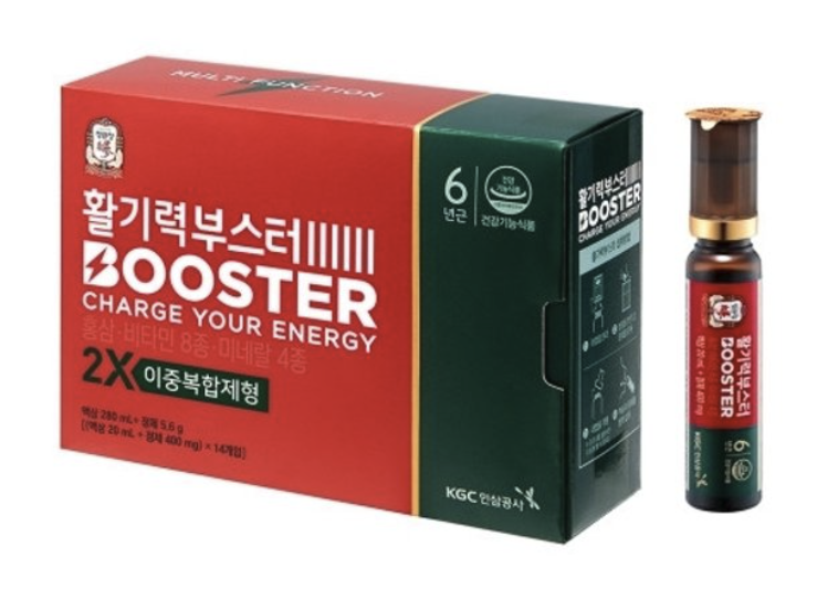 <b>정관장</b> 활기력 부스터 (액상 20ml + 정제 400mg) x 14개입