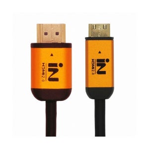 인네트워크 IN-MINI2G2M HDMI to Mini HDMI 2.0v 골드메탈 케이블 (2M)