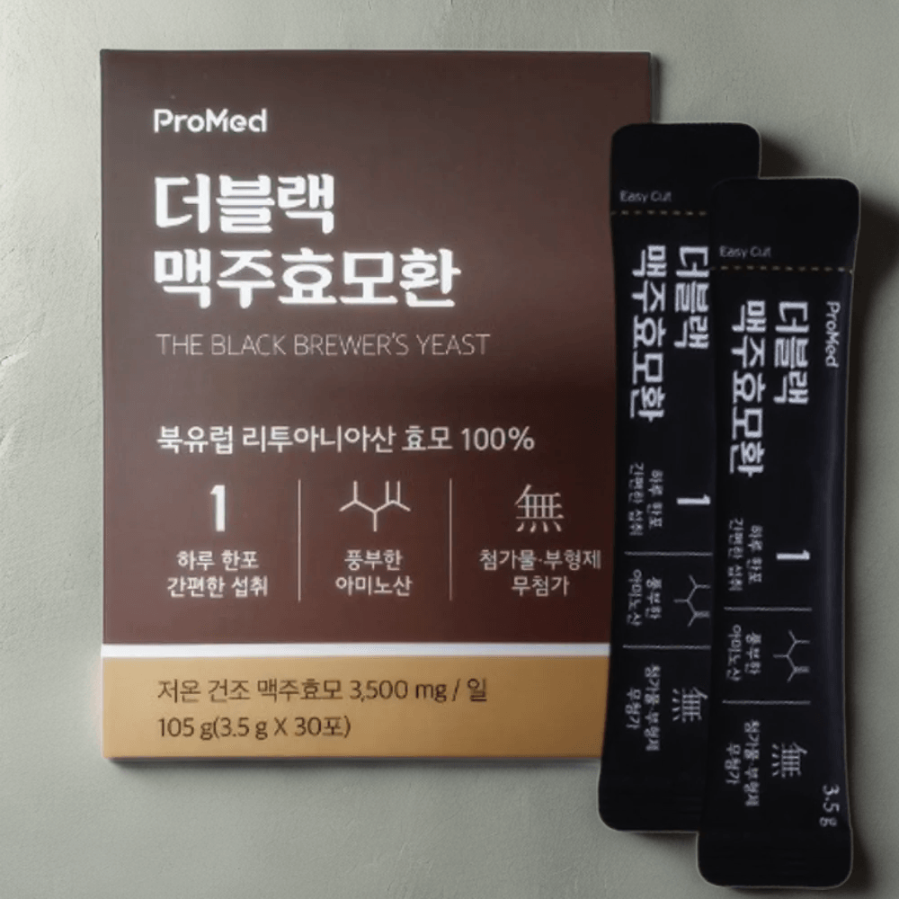 <b>프로메드</b> 맥주효모환 효소 더블랙