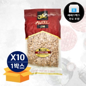 오뗄 포크 토핑 그래뉼 1kg X 10팩 1박스 냉동 피자토핑 파스타 볶음밥 리조또