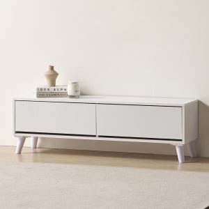 바로방가구 미니 1200 거실장 TV거실장 낮은 미니티비다이 서랍장 선반 장식장 원룸