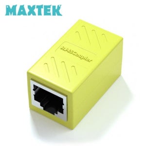 MT443 RJ-45 I형 STP 랜 커플러 UTP CAT.6 연장 젠더 옐로우