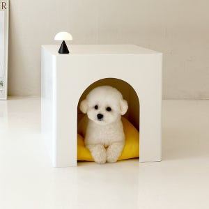 덴켄 강아지숨숨집 스틸펫하우스 아치형중형 COCO450