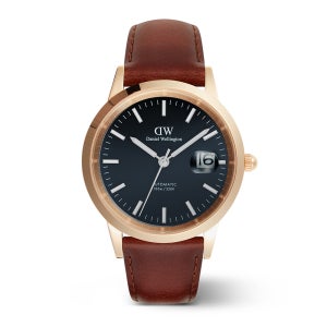 다니엘 웰링턴 ICONIC ST MAWES AUTOMATIC 오토매틱 브라운 레더워치