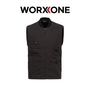 남자 작업복 작업조끼 단체복 정비복 간절기 보온 블랙야크 워크웨어 웍스원 WW-VS001