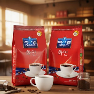 맥스웰하우스 화인 500g 12봉 자판기 블랙 커피 리필용