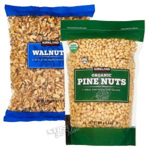 커클랜드 대용량 월넛 호두 1.36kg+유기농 잣 680g KIRKLAND SIGNATURE WALNUT+ORGANIC PINE NUTS
