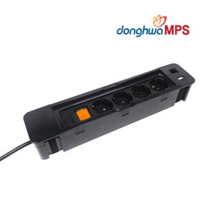 MPS 슬림 매립콘센트 4구 1USB 1LAN 16A 3000W 1.5m