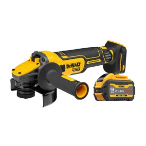 디월트 그라인더 125mm 충전 슬라이드 스위치 20V 9.0Ah DCG409X1