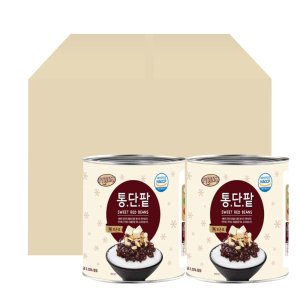 동서 리치스 통단팥 3kg 6개 (1박스) 팥빙수팥