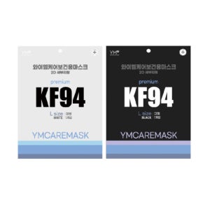 [50매] KF94 와이엠 케어 새부리형 마스크 대형 보건용