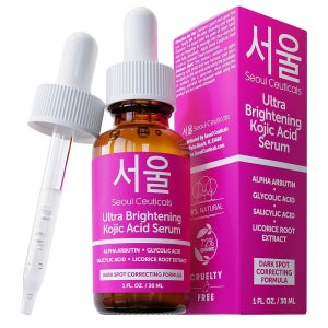 서울서티컬즈 코직산 세럼 30ml SeoulCeuticals Korean Skin Care Kojic Acid Serum Alpha Arbutin Serum