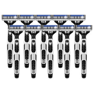 도루코 페이스4 일회용 면도기 10개 4중날 바디면도기 여성제모기