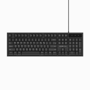 GDEVIL K300 104KEY WIRED 유선 키보드 멤브레인 스위치 방수 키보드 전용 키스킨 포함