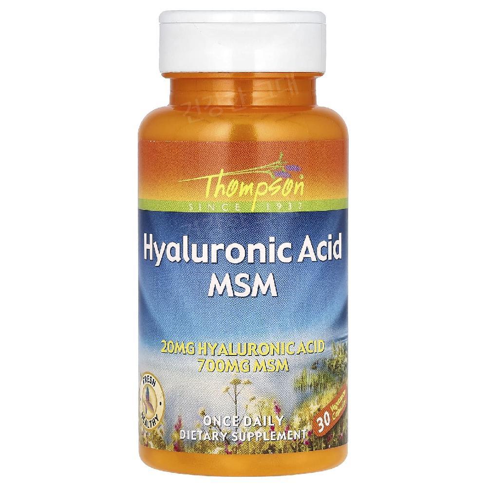 <b>톰슨</b> 히알루론산 MSM 30캡슐 히알루로닉 하이알루론산 <b>엠에스엠</b> Hyaluronic
