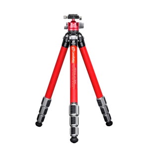 레오포토 아테나 LA-284C+LH-36R 방수 방진 카본삼각대 레드 세트
