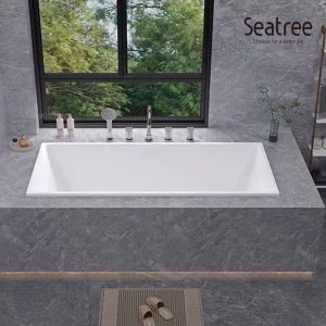 씨트리 매립형 욕조 반신욕조 미니 간이 1인 ST-8014Q