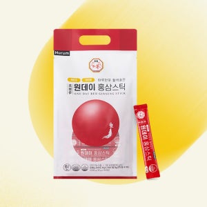 휴럼 원데이 홍삼스틱 100포 1박스 6년근 송가인 홍삼 농축액 액기스 진세노사이드 4mg