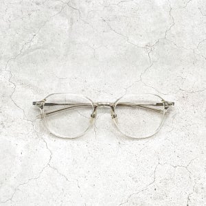 [999.9] 포나인즈 뿔테 NPM 117 W 0203 48 크림클리어 하이엔드 얇은뿔테