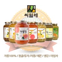 씨밀레 과일청 유자 자몽 청귤 레몬 오렌지 패션후르츠 2kg 코스트코