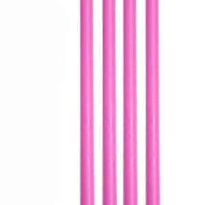 핑크색 PP일자 스트로우 벌크 7mm 23cm 1봉 500개