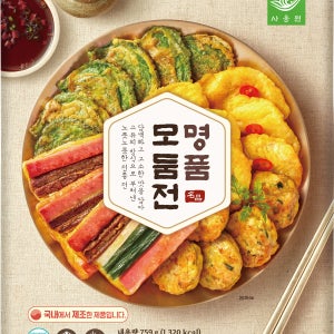 (마켓패밀리) 사옹원 명품 모둠전 759g 오미산적 고기완자 동태전 깻잎전 제사상차림