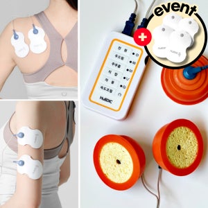 [중형패드 추가] 개인용저주파자극기 가정용 물리치료기 전기자극치료 TENS EMS 의료기기 저주파 마사지기