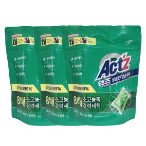 피죤 액츠 퍼펙트 캡슐세제 딥클린 28개입, 3개