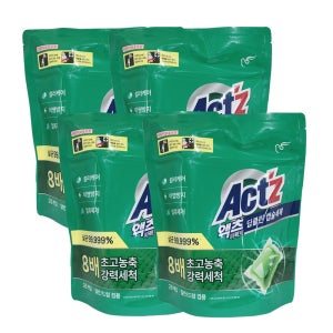 피죤 액츠 퍼펙트 캡슐세제 딥클린 28개입, 4개