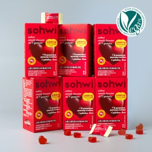 소휘 애사비 구미 애플사이다비니거 비건 젤리 30구미, 6개