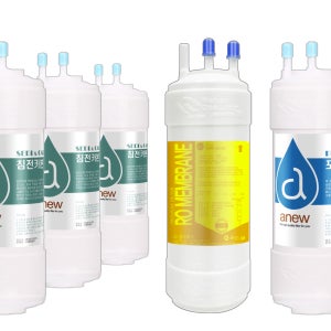 [호환필터] 웅진코웨이 CHPI-6500L 정수기 RO 6U(20Cm) 3단계 일반1년세트