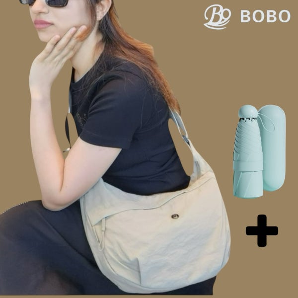BOBO 유럽여행용 크로스백 도난방지 슬링백 RFID차단 소매치기방지 일본 가방 B6308