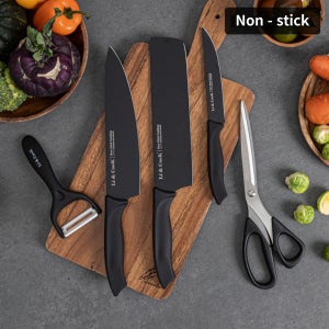 절삭력 갑 안전한 스텐 논스틱 이유식 칼세트 5종