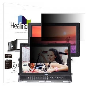 힐링쉴드 모니터 액정보호필름 커스텀 재단 주문 부착형 사생활보호 정보보안기 32인치