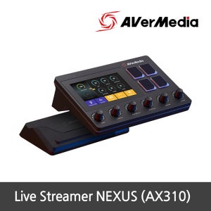 에버미디어 6트랙 듀얼 라이브 오디오믹서 AX310