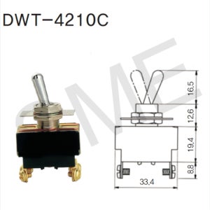 DWT-4210C ;DWT-4216C 토글스위치 4P2단 16A 도원전기