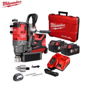 밀워키 충전 마그네틱드릴 M18 FMDP-502C 18V 5.0Ah 배터리 2개